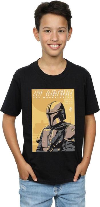 Produktbild Star Wars The Mandalorian Art Poster TShirt Jungen (140, 146)
