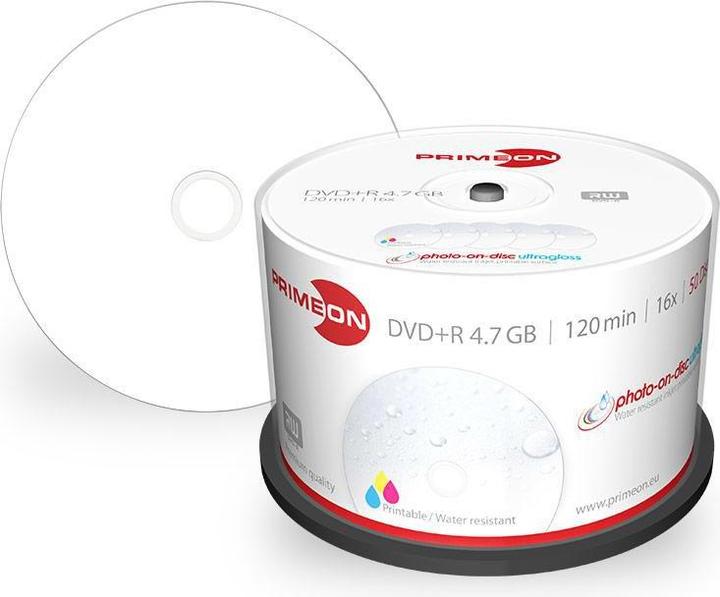 Image du produit Primeon DVD-R 50 broche (50 x)