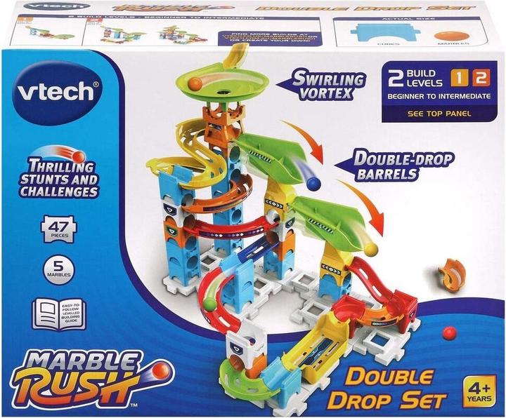Actual product image VTech Marble Rush Double Drop Set, 47 Pcs