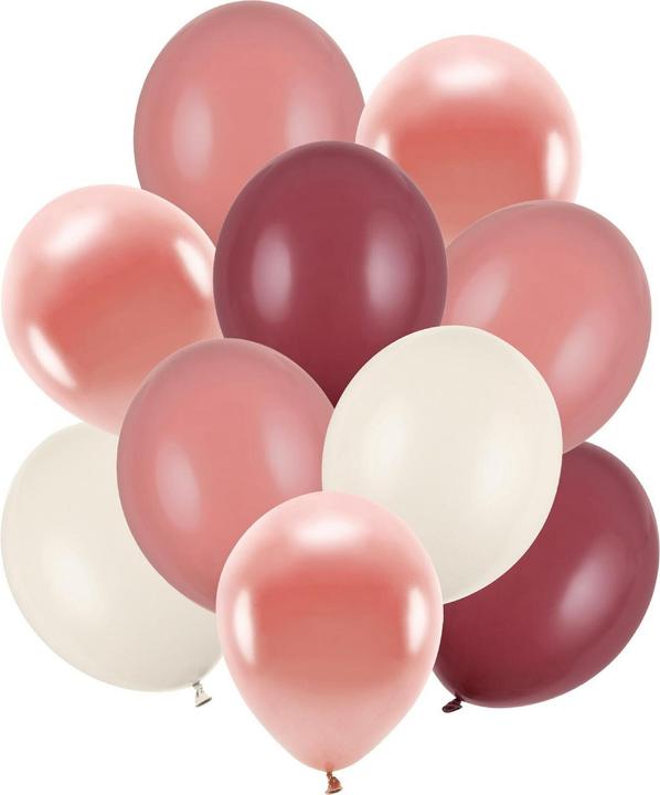 Partydeco Latexballons - Mix Rose (10 x)