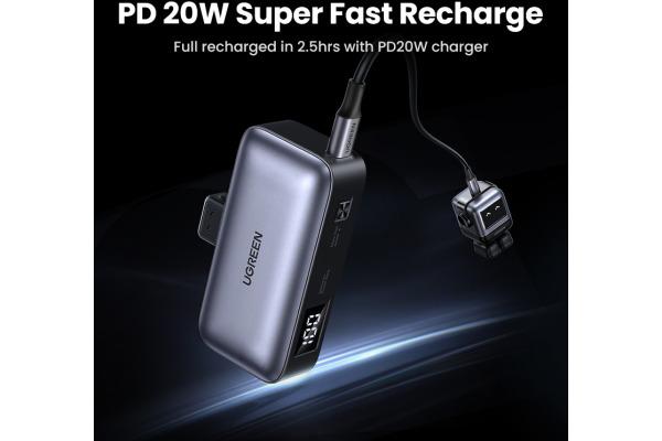 Actual product image Ugreen PB503 (5000 mAh, 22.50 W, 18.50 Wh)