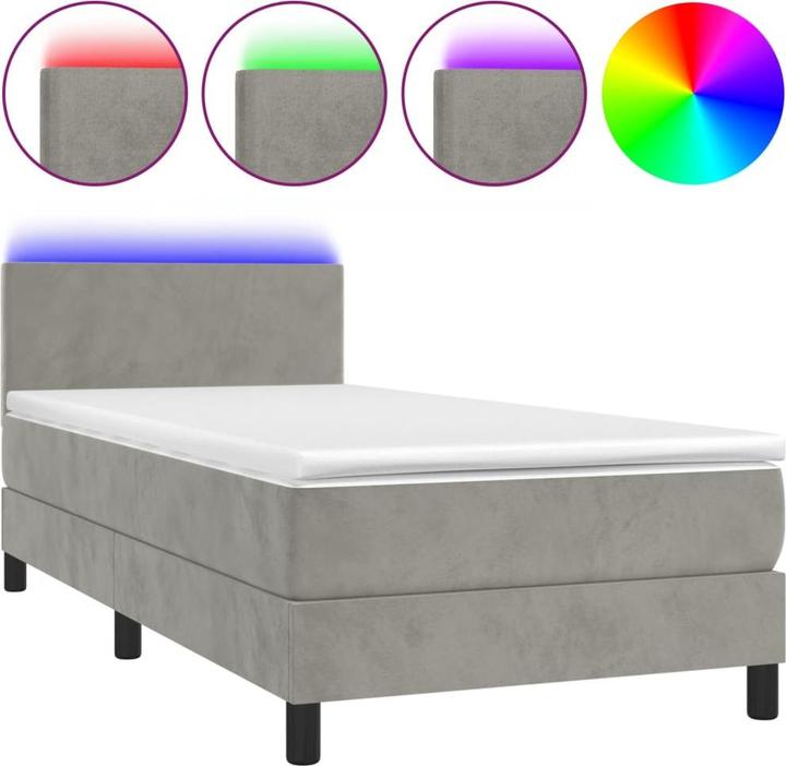 Produktbild vidaXL Boxspringbett (100 x 200 cm)