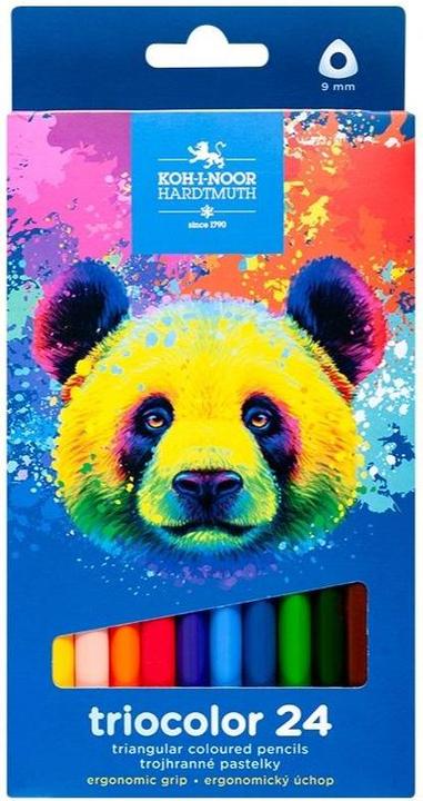 Produktbild Koh-i-Noor Dreieckige Buntstifte Triocolor 24 St. Bär (24 x)