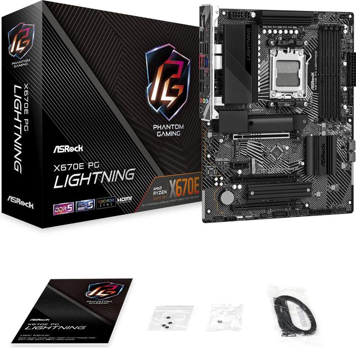 Produktbild AsRock X670E PG Lightning (AM5, AMD X670E, ATX)