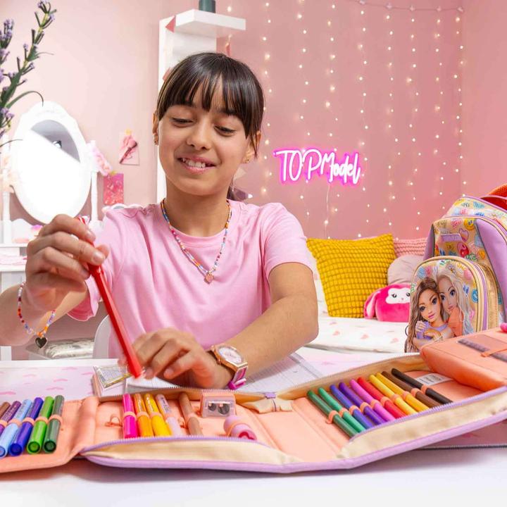 Immagine prodotto Top Model Topmodel - Pencil Case Deluxe GIRL POWER - Pink (413284)