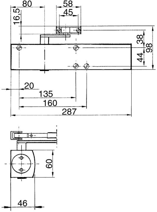 Produktbild Geze TS 4000 (Glastür, Indoor)
