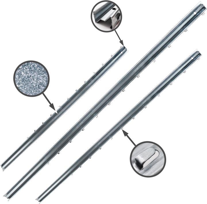 Actual product image Aquagart 250m Wildzaun Forstzaun Knotengeflecht 150/12/30+ Pfosten + Spanndraht