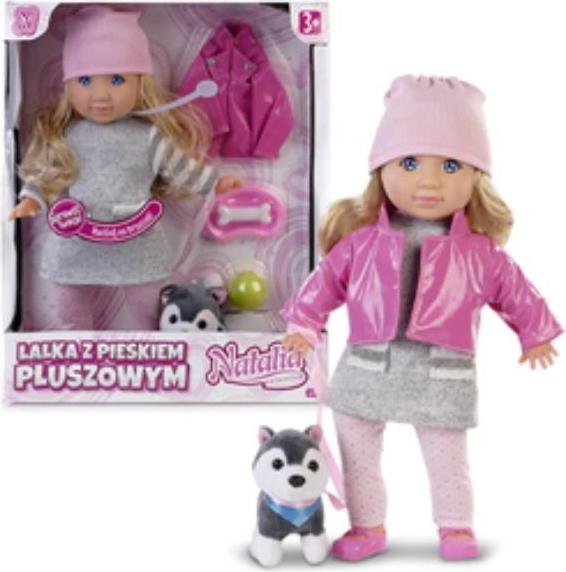 Actual product image Artyk Product Natalia doll with plush dog 35cm 121661 Product