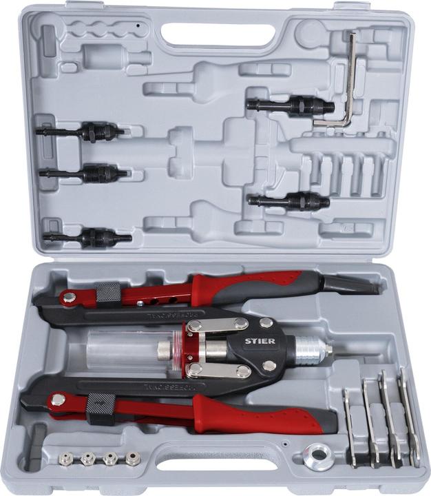 Immagine prodotto Stier Set per rivettatrice universale, 11 pezzi