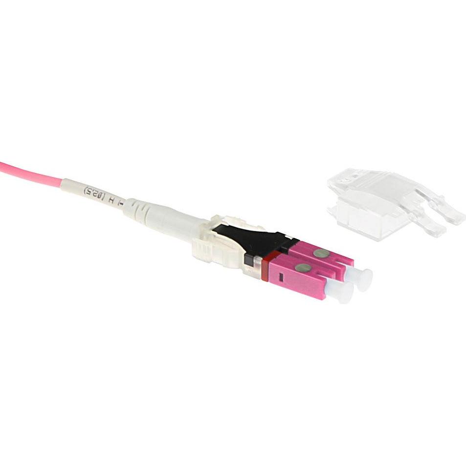 Thumbnail - ACT 30 meter Multimode 50/125 OM4 Polarity Twist fiber cable with LC connectors (30 m), Netzwerkkabel