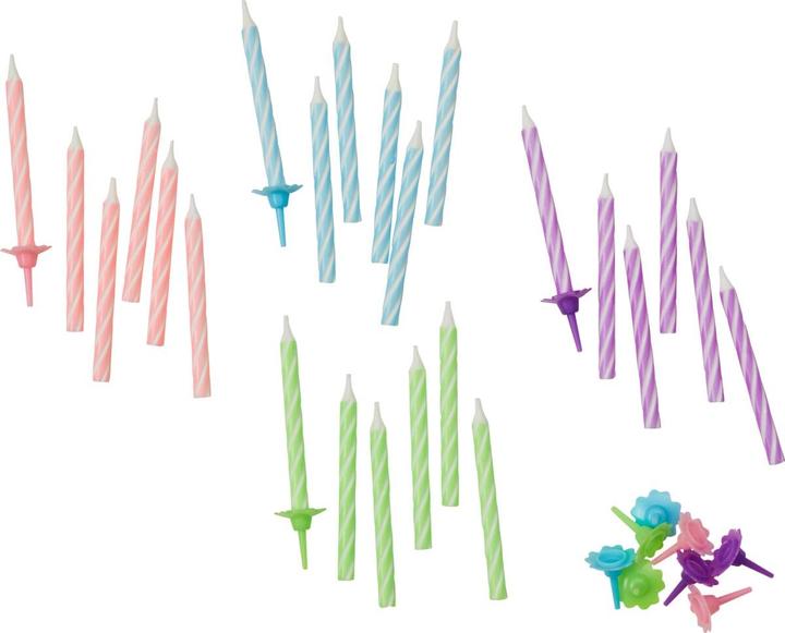 Actual product image I Am Creative Cake candles (24 pcs.)