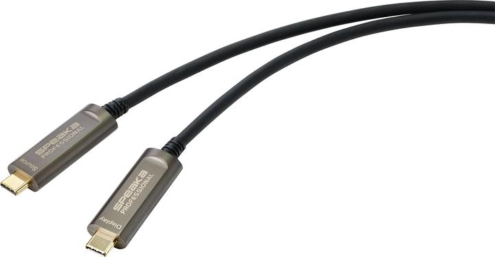 Immagine prodotto SpeaKa Professional Cavo di connessione USB-C / DisplayPort 10.00m SP-9505620 rivestimento TPE nero (1x U... (10 m, DisplayPort)