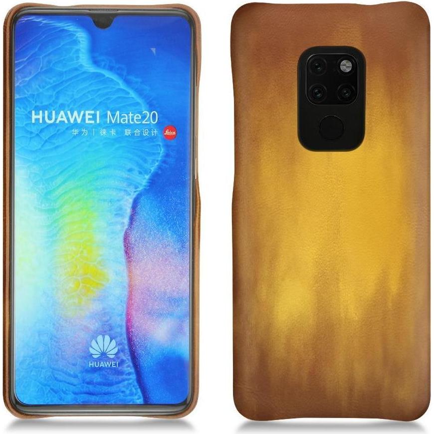 Noreve Lederschutzhülle (Huawei Mate 20), Smartphone Hülle, Gold