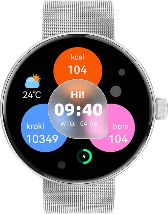Produktbild Forever Smartwatch Forevive 5 SB-365 silber