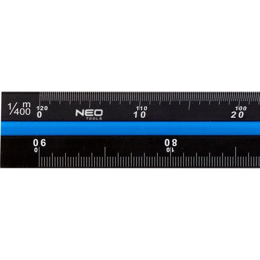 Neo, Wasserwaage, Dreieckslineal (Dreieckslineal, 30 cm) (30 cm)