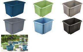 Actual product image keeeper Storage box 1018815000000 24 L Grey (34.50 cm, 24 l, 1x)
