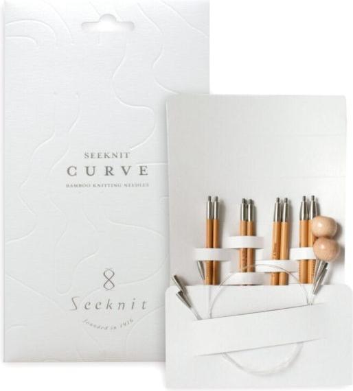 Actual product image Seeknit Needle set interchangeable needle tips Koshitsu Curve 3.50 - 5.00 mm 10 cm