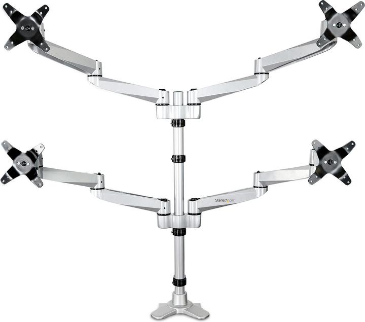 Actual product image StarTech ARMQUADPS monitor mount (for 4 monitors, for up to 27 " VESA screens, vi (Table, 27")