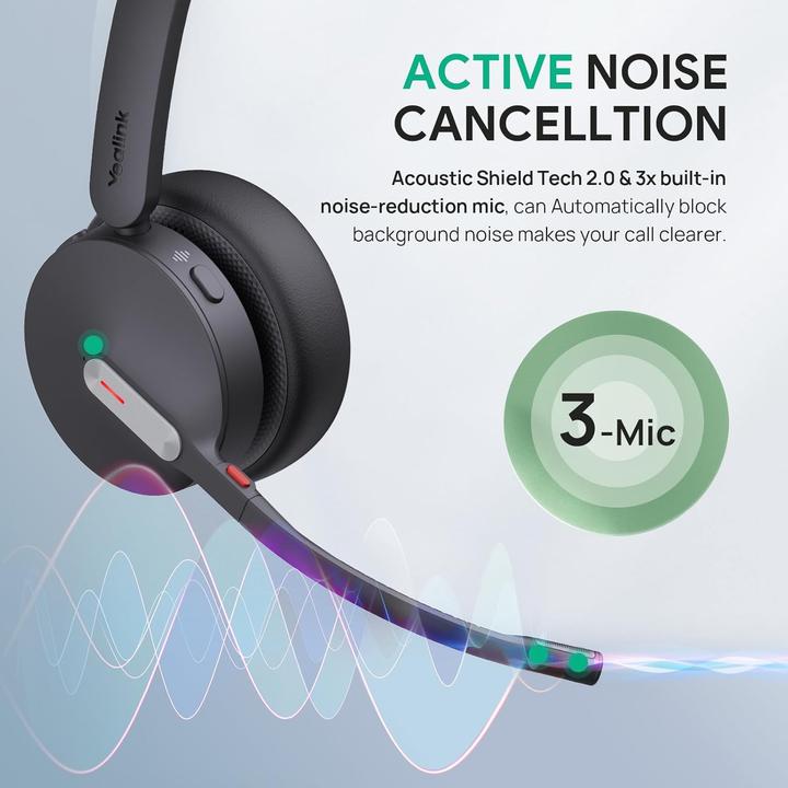 Actual product image Yealink Kabelloses Mono-Headset WH64 (Wireless, USB-C)