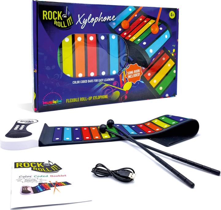 Actual product image Mukikim Rock And Roll It! XYLOPHONE Rock And Roll It XYLOPHONE (English)