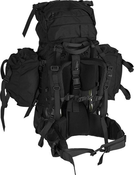 Actual product image Mil-tec Backpack Teesar 100 Ltr Black (100 l)