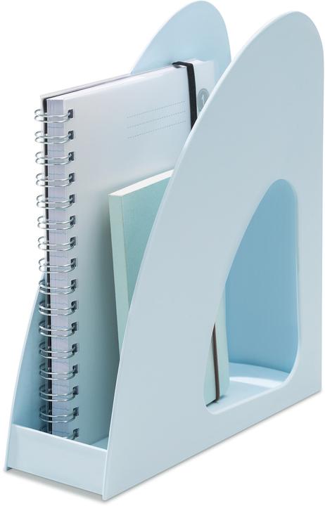 Actual product image Han Magazine file Re-LOOP pastel blue (C4, A4)