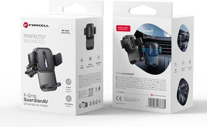 Immagine prodotto Forcell Stylus F-GRIP GuardianAV car holder for air vent black