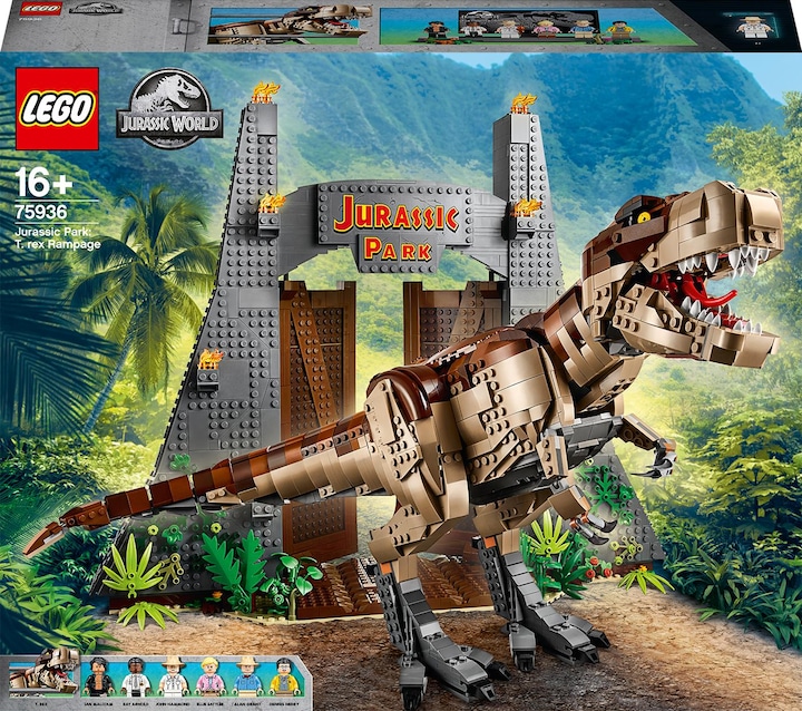 Actual product image LEGO Jurassic Park: T. Rex's devastation (75936, LEGO Jurassic World)