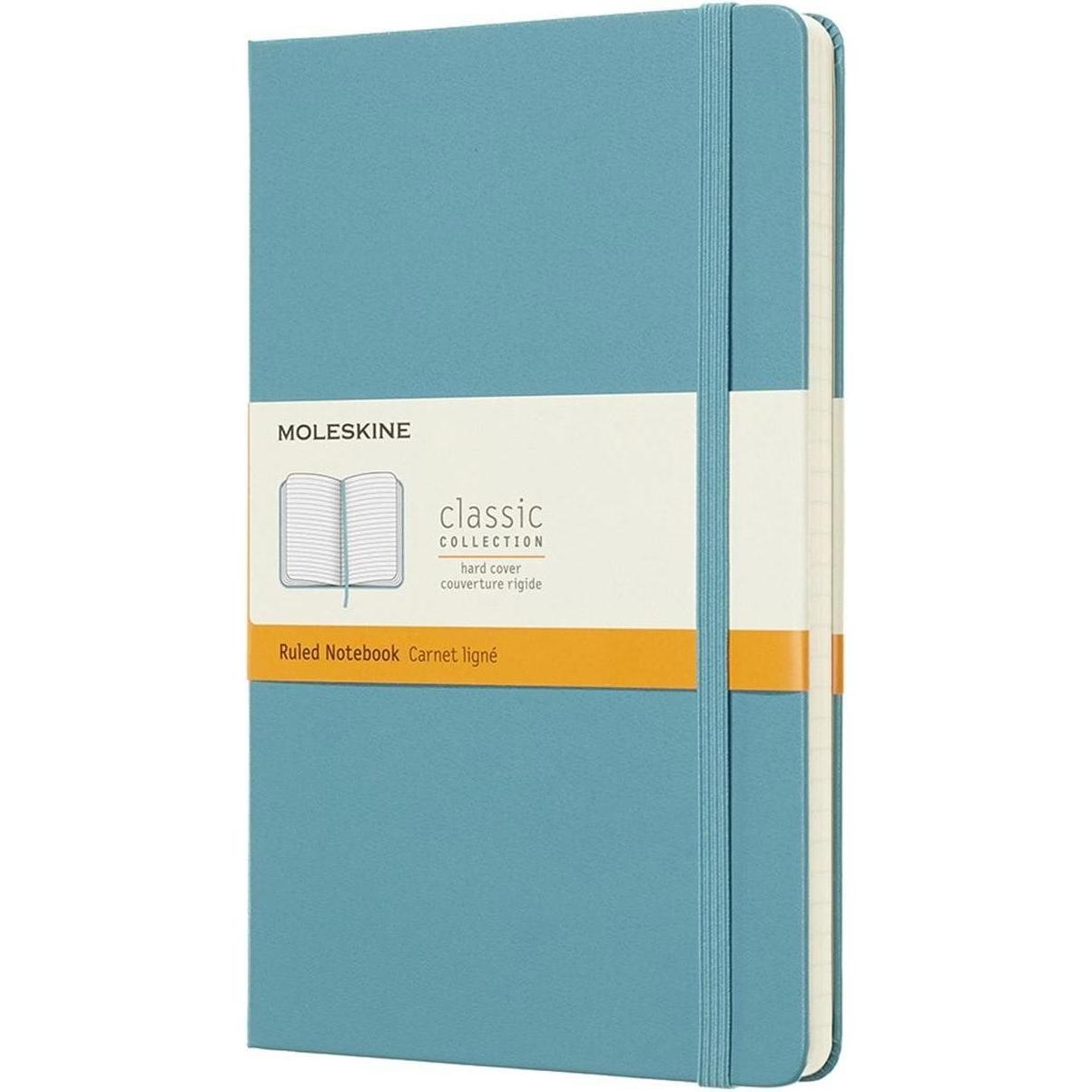 Moleskine, Heft + Block, Notizbuch (A5, Liniert, Harter Einband)