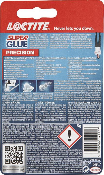 Image du produit Loctite Adhésif secondaire de précision (5 ml)