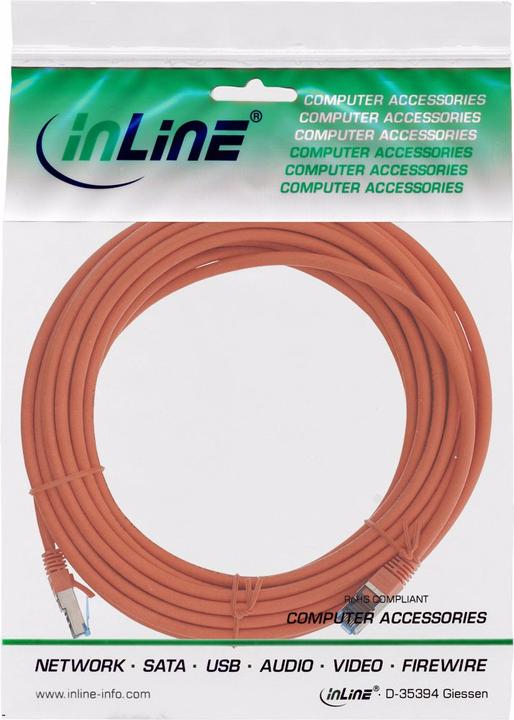 Actual product image InLine Patch cable (S/FTP, CAT6a, 0.25 m)
