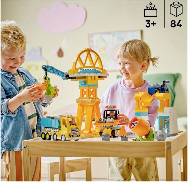 Produktbild LEGO Baustelle mit Baufahrzeugen – 3-in-1-Set (10476)