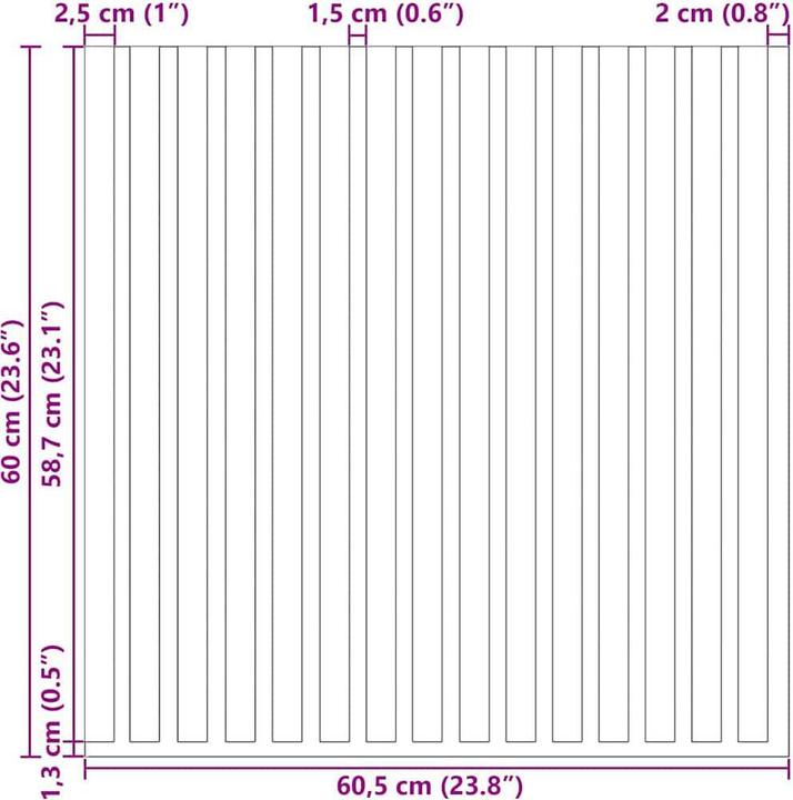 Actual product image vidaXL Ulli (2 pcs.)