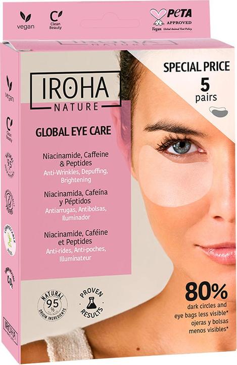 Image du produit Iroha Nature Tampons de soin global pour les yeux (Patchs pour les yeux)
