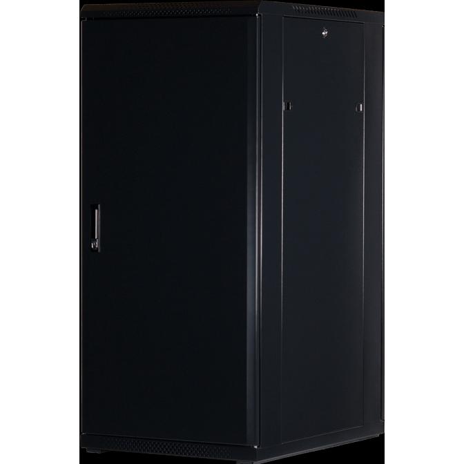 Rockstable 19" 27 HE 600x800x1400mm (19 Zoll Rack), Serverschrank, Schwarz