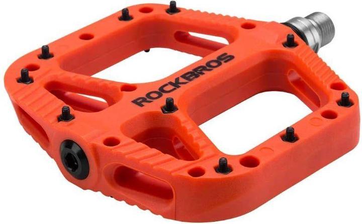Actual product image Rockbros Platform Pedals 2018-12AOR (Orange)