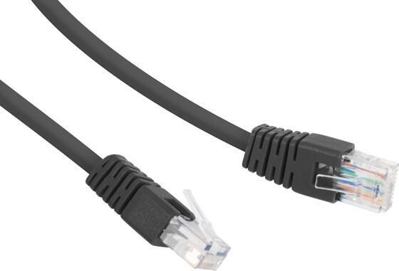 Actual product image Gembird * Patch cord Cat.6 UTP 3m black (U/UTP, CAT6, 3 m)