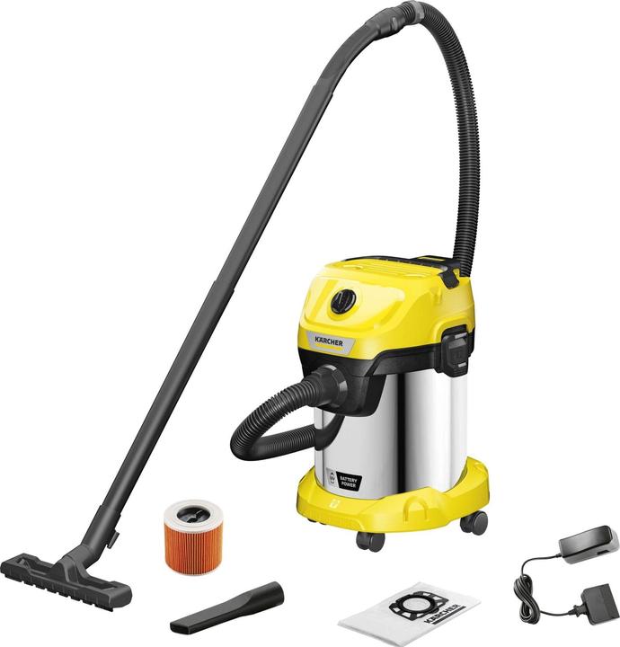 Actual product image Kärcher WD 3-18 S Battery Set V-17/20 (Wet dry vacuum cleaner)