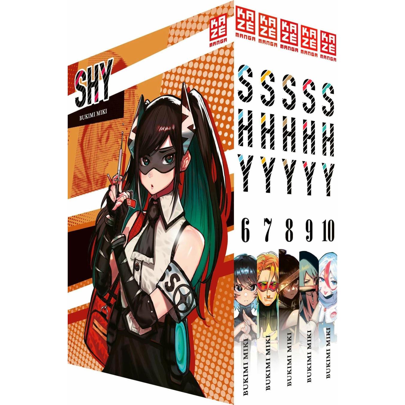 SHY – Band 6-10 im Sammelschuber, Belletristik von Lasse Christian Christiansen, Bukimi Miki