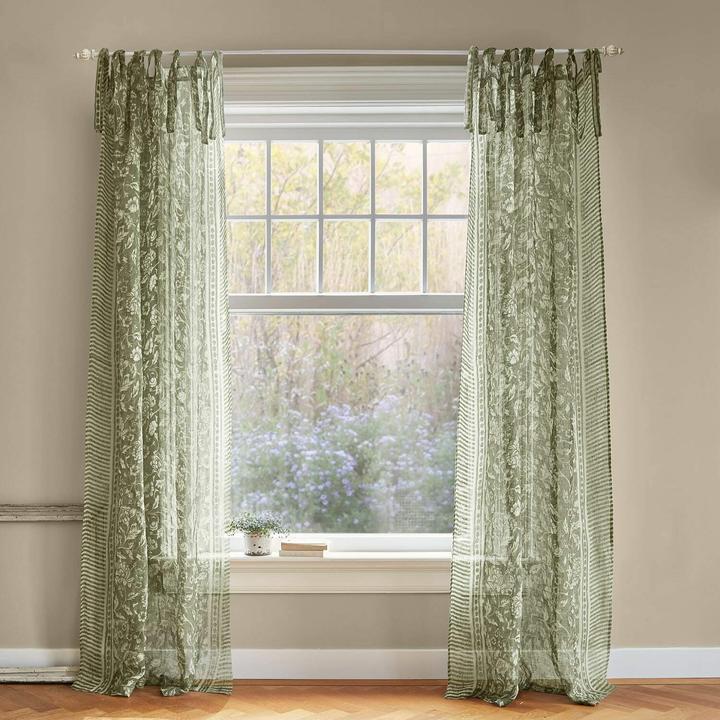 Actual product image Loberon Gardine Ovixal grün (H/W 250/135 cm)
