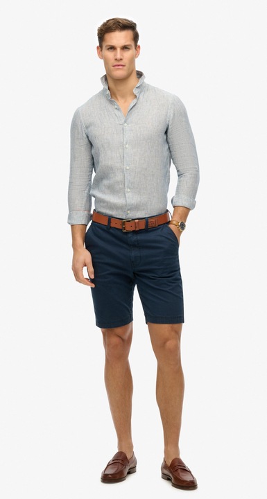 Produktbild Superdry Vacation Hemd mit langen Ärmeln aus Leinen (L)