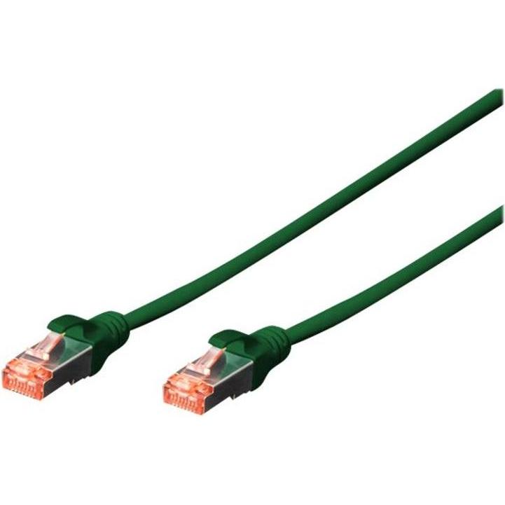 Thumbnail - Digitus CAT6 S-FTP Patchk.,2m, Grün (S/FTP, CAT6, 2 m), Netzwerkkabel
