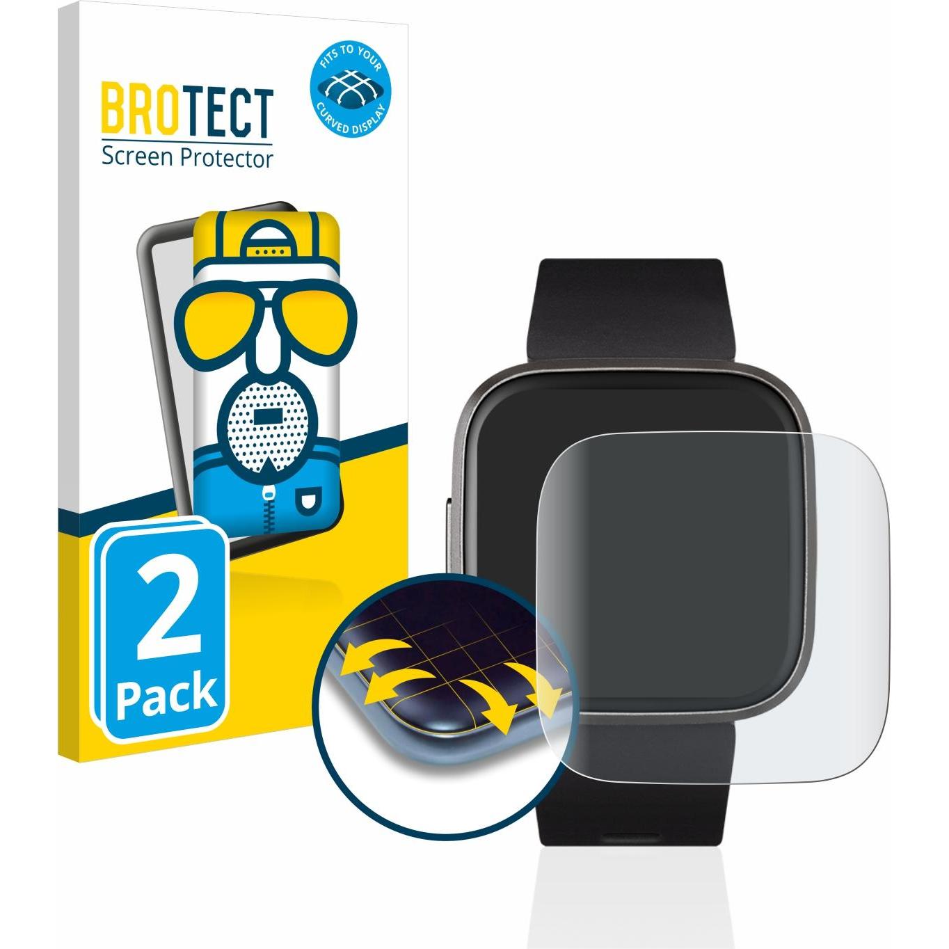 BROTECT Full-Cover Pellicola Opaca, Pellicola protettiva per smartwatch, Grigio