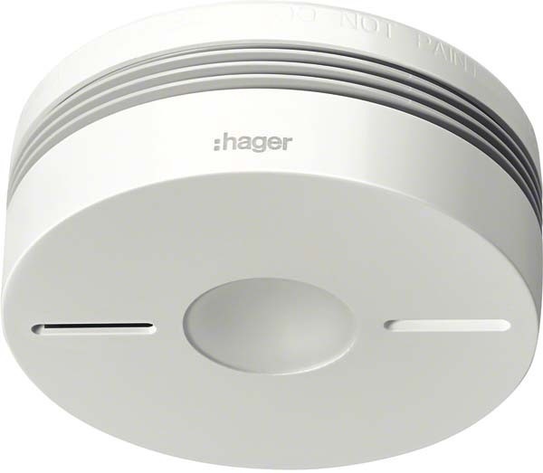 Immagine prodotto Hager Rilevatore di allarme doppio senza fili TG551A Comfort Q IR allarme stop bianco