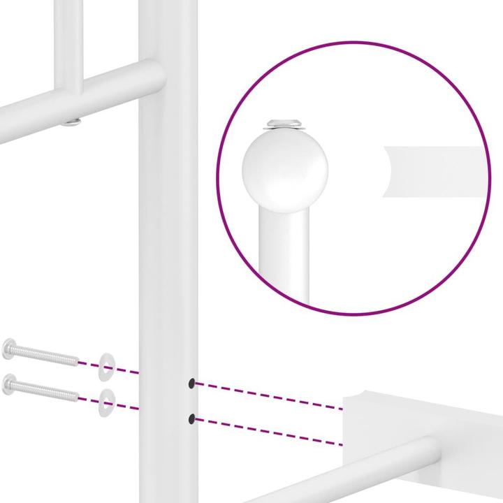 Actual product image vidaXL Bettgestell