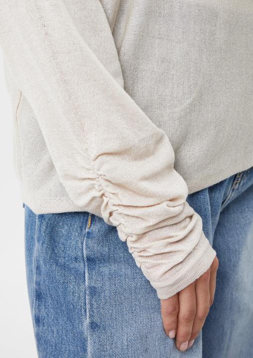 Produktbild Comma Strickpullover Feinstrickpullover mit Fledermausärmeln und Raffung (M)