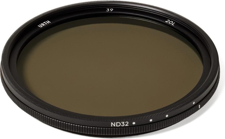 Image du produit Urth 39mm ND2 32 (1 5 Stop) Variable ND Lens Filter (Plus+) (39 mm, Filtre dégradé gris)