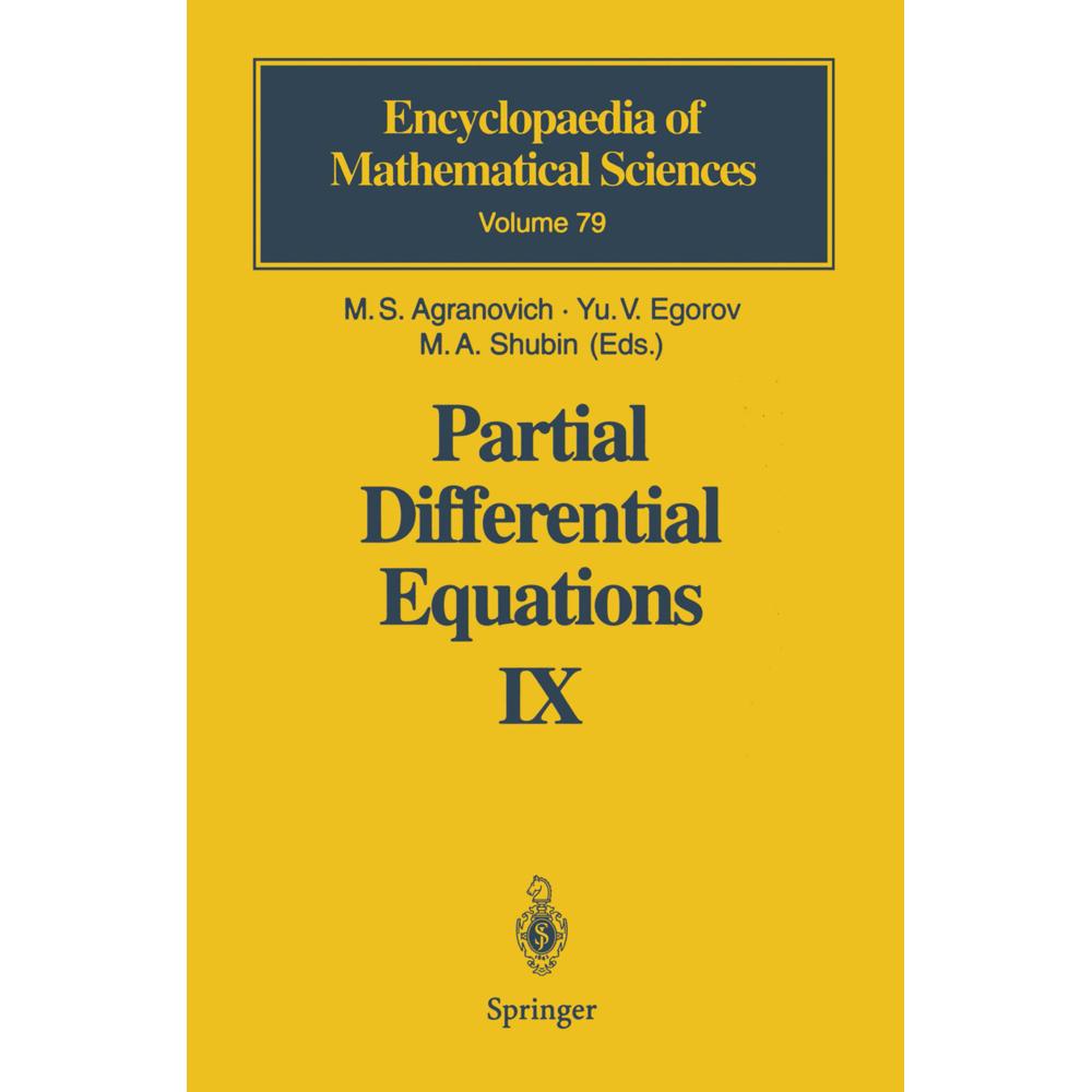 Partial Differential Equations IX, Fachbücher