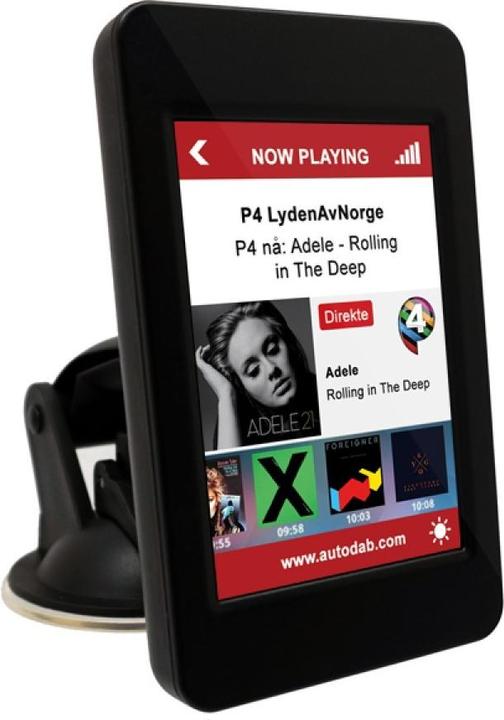 Produktbild AutoDAB GO ermöglicht Empfang von DAB durch ein mobiles Touch-Screen