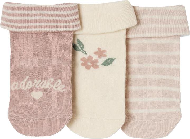 Actual product image Vertbaudet 3er-Pack Mädchen Baby Socken mit Schriftzug (pack of 3, 18)